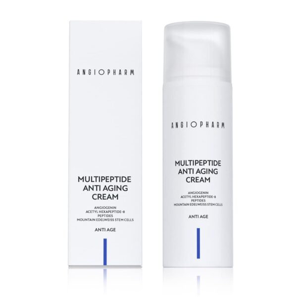 Мультипептидный омолаживающий крем Ангиофарм Multipeptide anti aging cream 50 мл