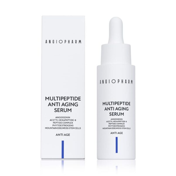 Мультипептидная омолаживающая сыворотка Ангиофарм Multipeptide anti aging serum 30 мл